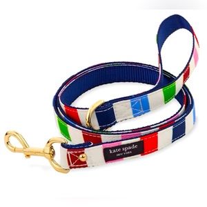 NWT • Kate Spade • New York • Multi-Color • Adventure Stripe • Dog Leash